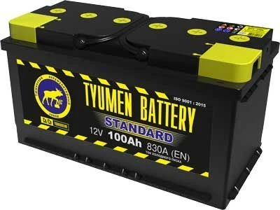 Accumulative lead starter battery TYUMEN BATTERY 6ST-100L STANDARD