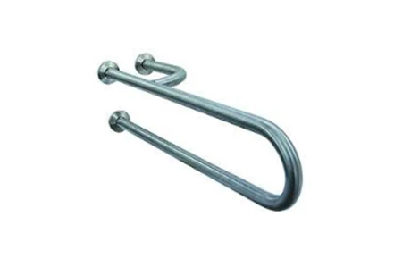 Fixed semi-circular handrail with three points of support right 15048.RUS