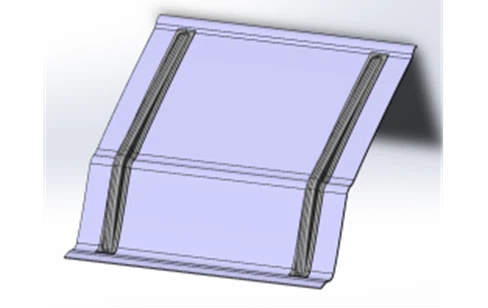 Ceiling panel L=671 5299230-5702210-50