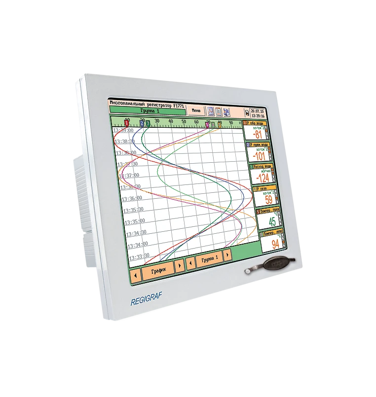 Multichannel electronic panel recorder F1771-AD
