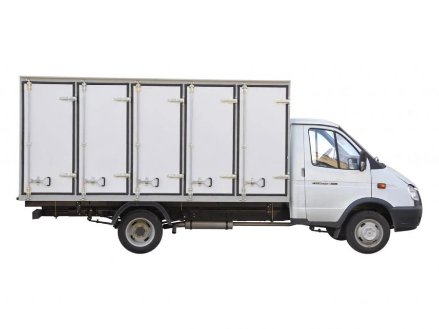 Vans for transporting bakery products type 2790 modification: 2790-0000010-12 on the basis of chassis and T/S GAZ type 3302 m