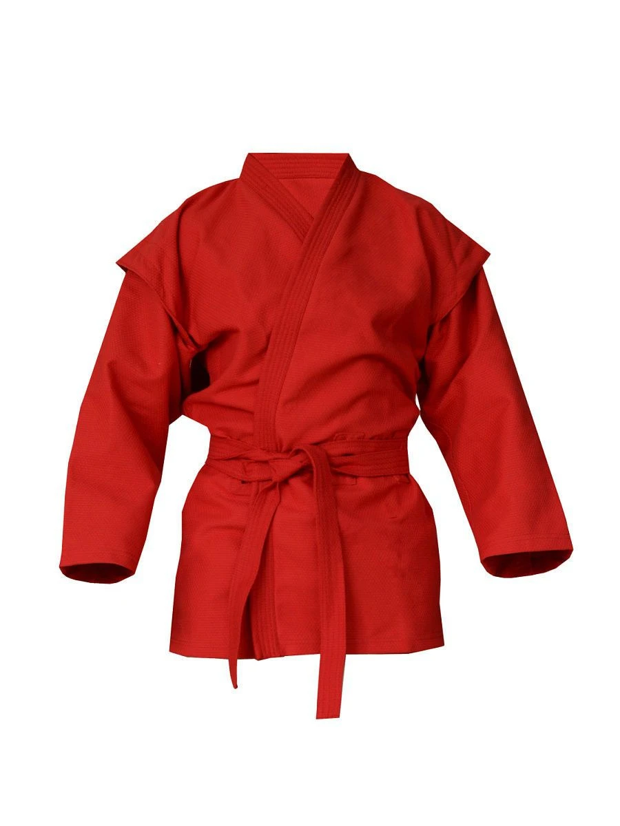 Sambo wrestler's jacket with a belt