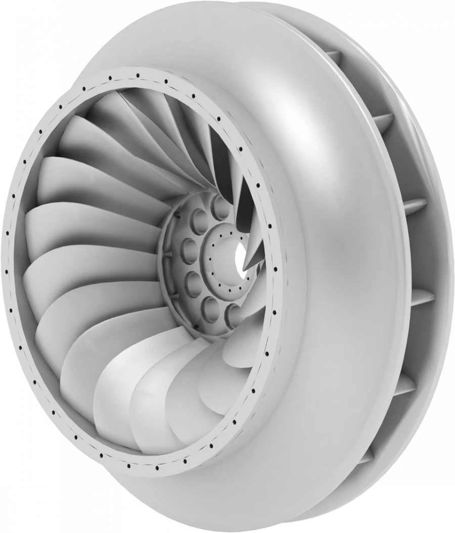 Hydroturbine with capacity less than 50 MW (radial-axial for Tower MHPP)
