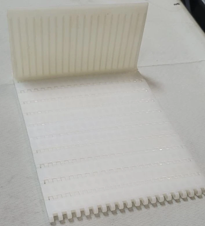 Modular strip ML2548 PP (xx X xx mm; partition height H=x mm with xx mm spacing, edge margin xx mm; POM pin; clips)