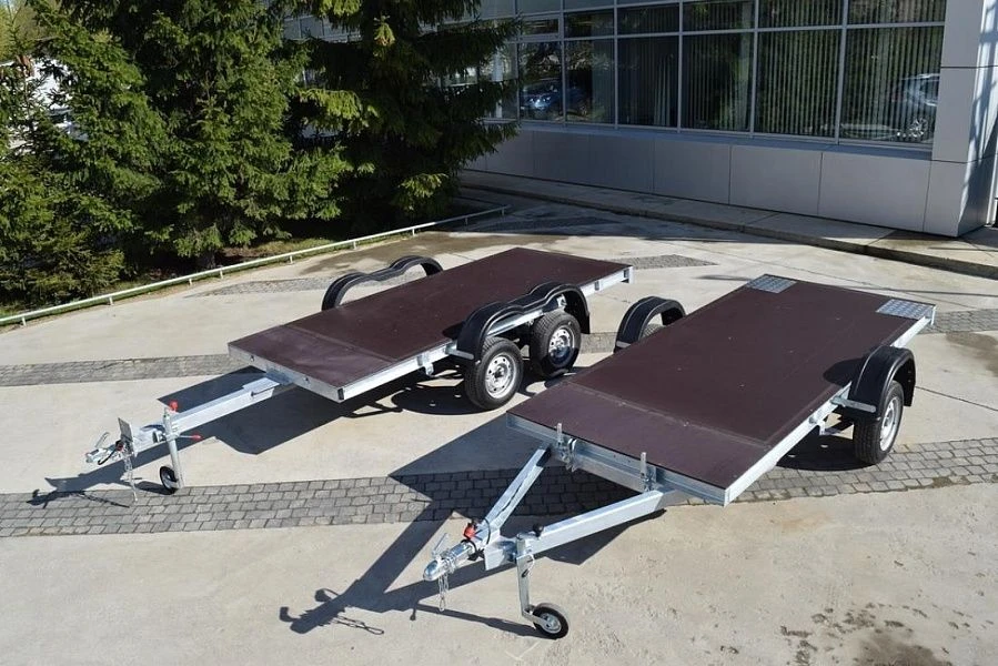 Trailer platform with power plant (mobile power station) type 71123 modification 711236; two-axle, four-axle