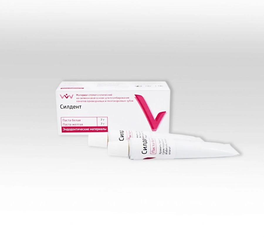 Sildent paste white+paste yellow 2x7g