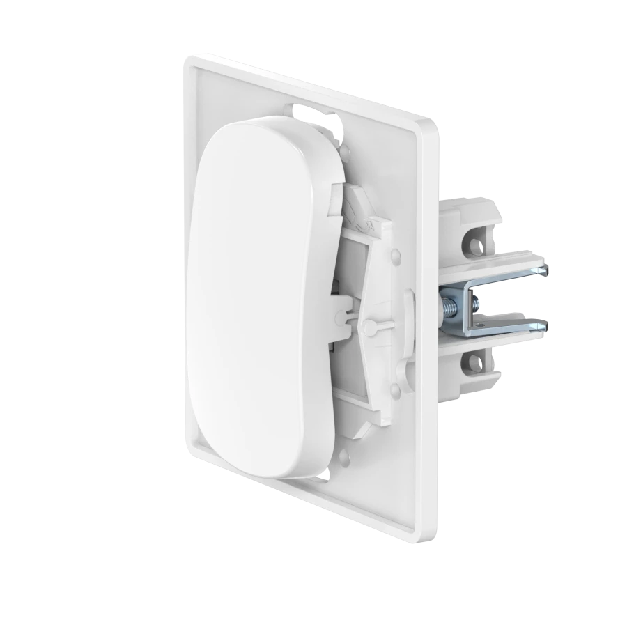 CADUCEUS ALING EON Flush-mounted single-key switch 10AX, 250V~, white, art. no. E608U.0 (mechanical)