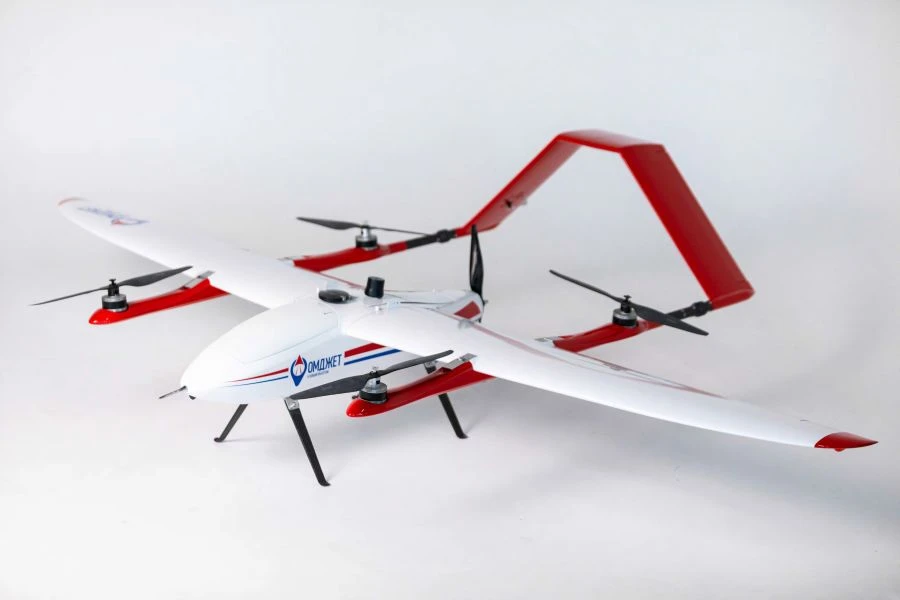 Unmanned aerial vehicle of aircraft type OmJET-01