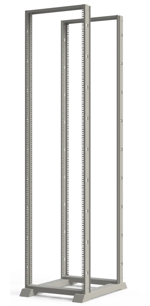 19" open double-frame mounting racks. UB Series