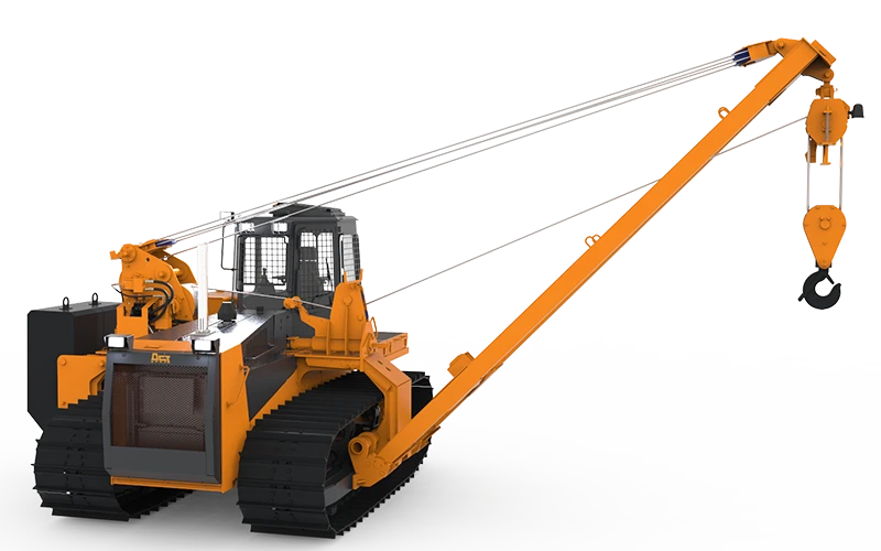 Pipe-laying crane TG12.25 (Complete with YAMZ engines)