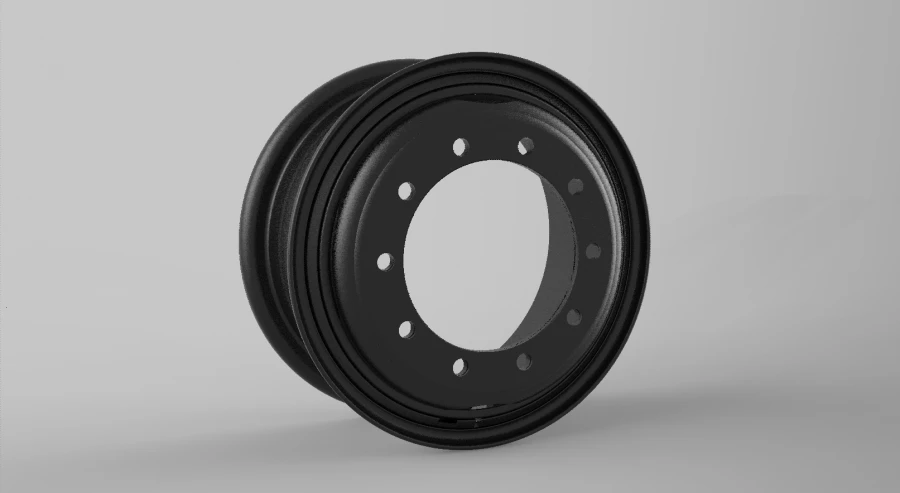 Collapsible rim steel truck wheel, size 7.0-20, Product No. 53205-3101012-10, SAP code No. RZB35638OE