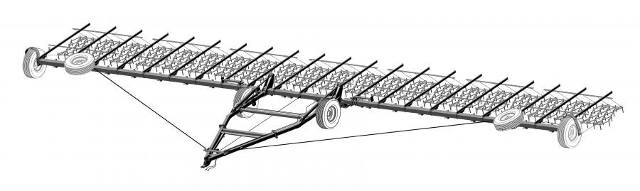 Broad-cutting harrow BZSh-21