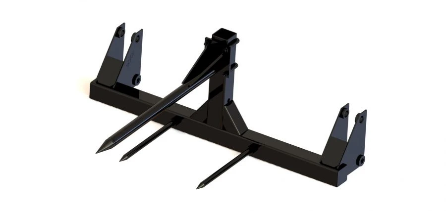 Replacement working device for SNU-550 universal mounted loader-loader: bale loading device SNU-550-13
