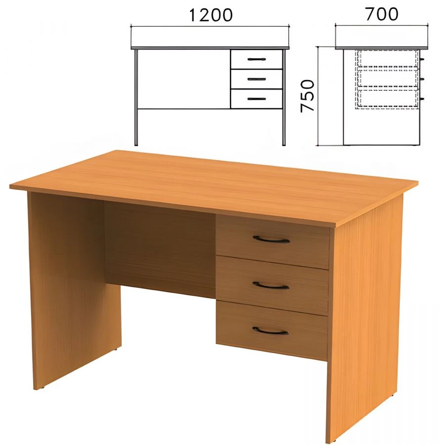 Single desk 1200*700*750mm