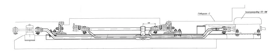 SP-6M ELECTRIC DIRECTOR GARNITURE FOR R65 MARK 1/11 STREET TRANSFER FOR 600 M CIRCLE ON REINforced Concrete BASE (Project 1756)