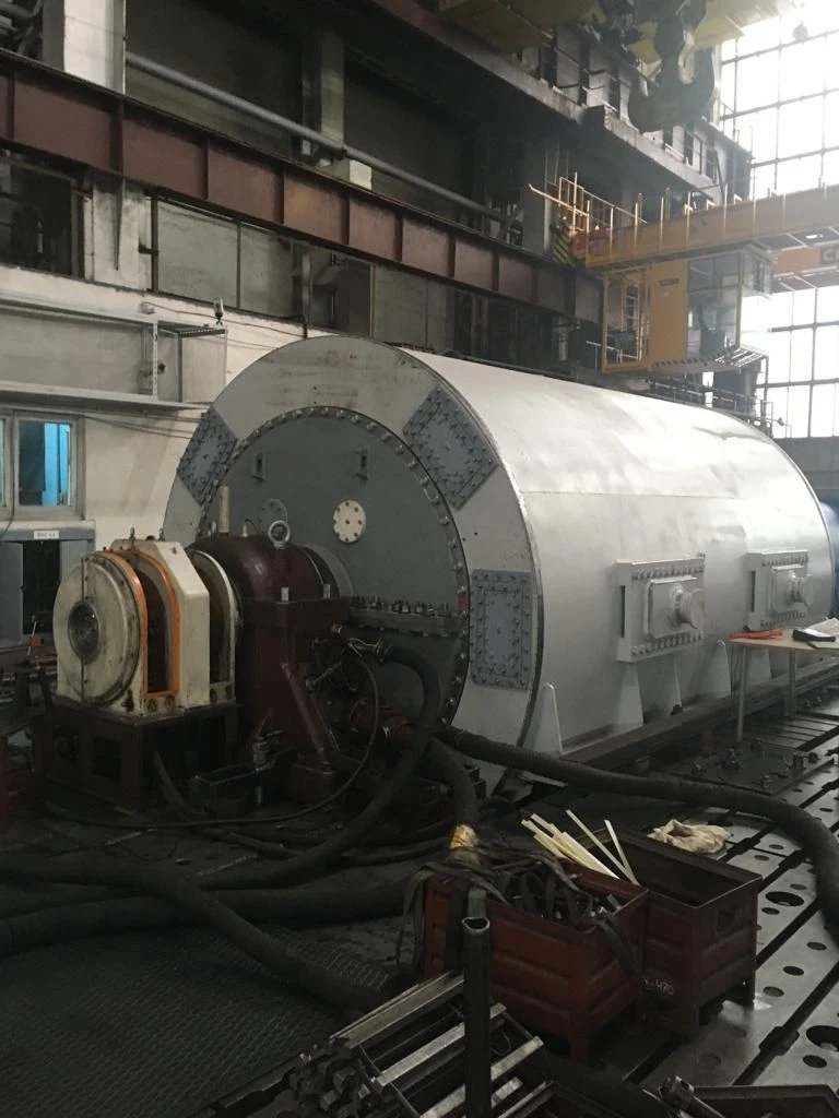 Hydrogen-cooled turbogenerator of TVF-125M-2 type with nominal capacity of 125 MW. 70-676-2022