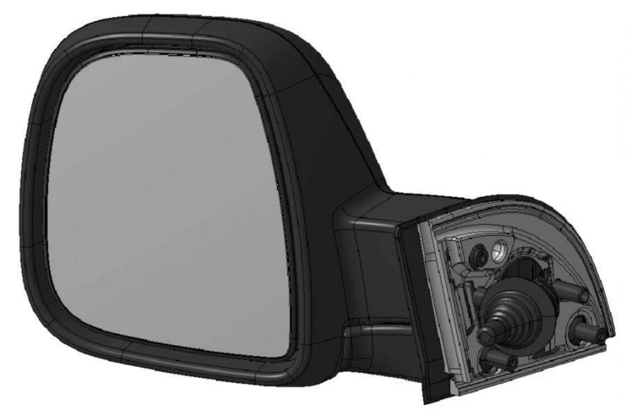 Left cable embossed mirror 1683750381