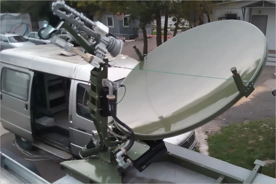 Automobile (transportable) satellite communication station "Centaur-NA-2DM".