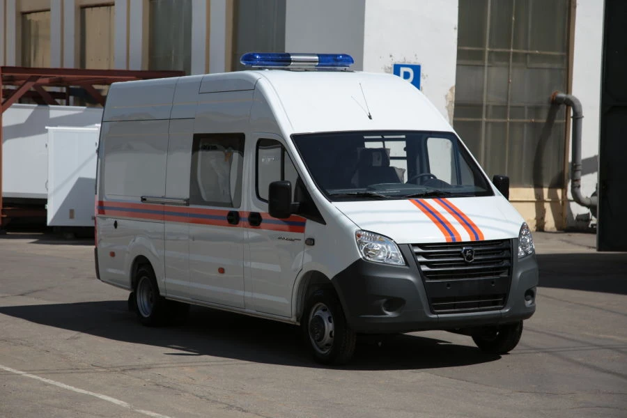 Emergency rescue vehicles mod. 3008FK without CMU on the basis of chassis/TS GAZ mod. A31R23, A31R33, A32R23, A32R33, A31R22, A3