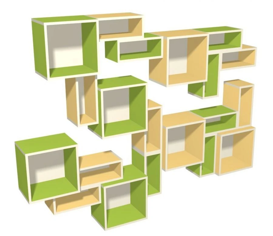 Wall shelf unit Art.U.17.01