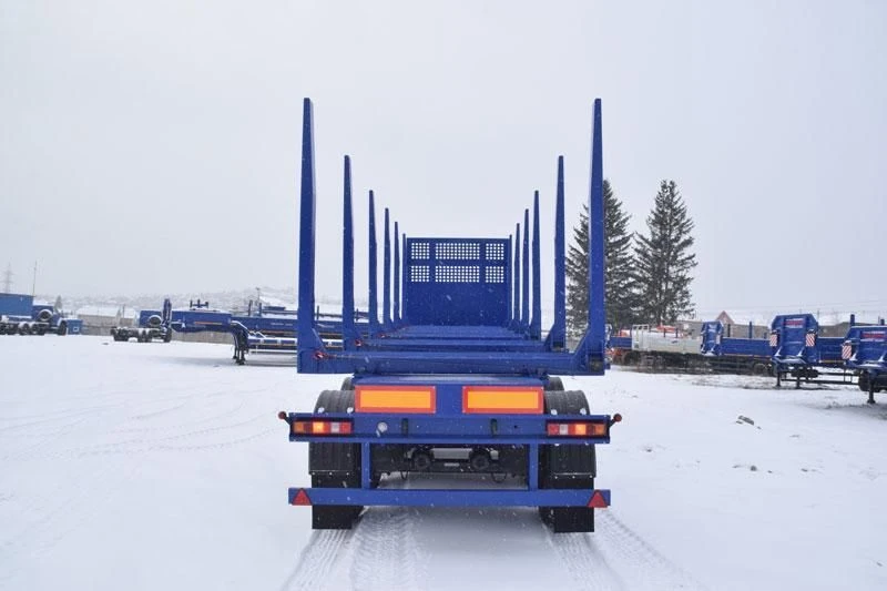 Semi-trailer sorting truck, UZST brand, type 9176, modifications: 9176-0000037 (with sliding load platform with supports (cones)