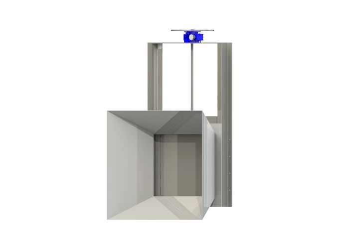 Shield gate hopper Vökker FR-4R-P1-BN 700 x 700
