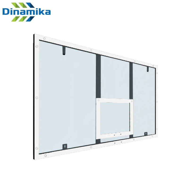 Basketball game shield made of plexiglass (on a frame)