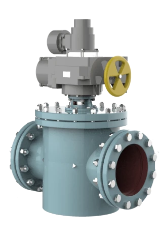 Regulating valve (RK) gas EK-202 Du-300 Ru 1,6MPa
