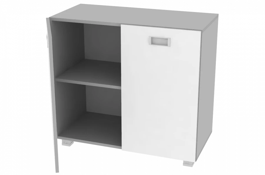 Cabinet with hinged fronts 800x400x734mm (WxHxH)