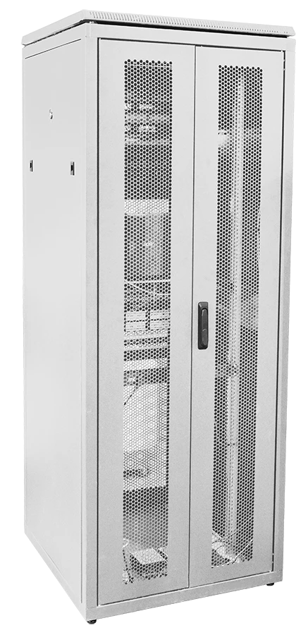 LN35-38U88-2PP ITK LINEA N 38U 800x800mm hinged perforated door, rear perforated door Grey