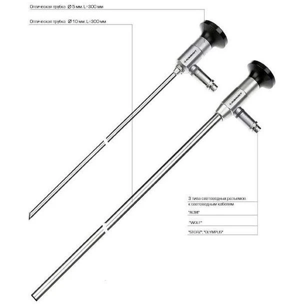 Cystourethroscope with fibre light guide and contact endoscope TSU-VS-KE "Azimut"