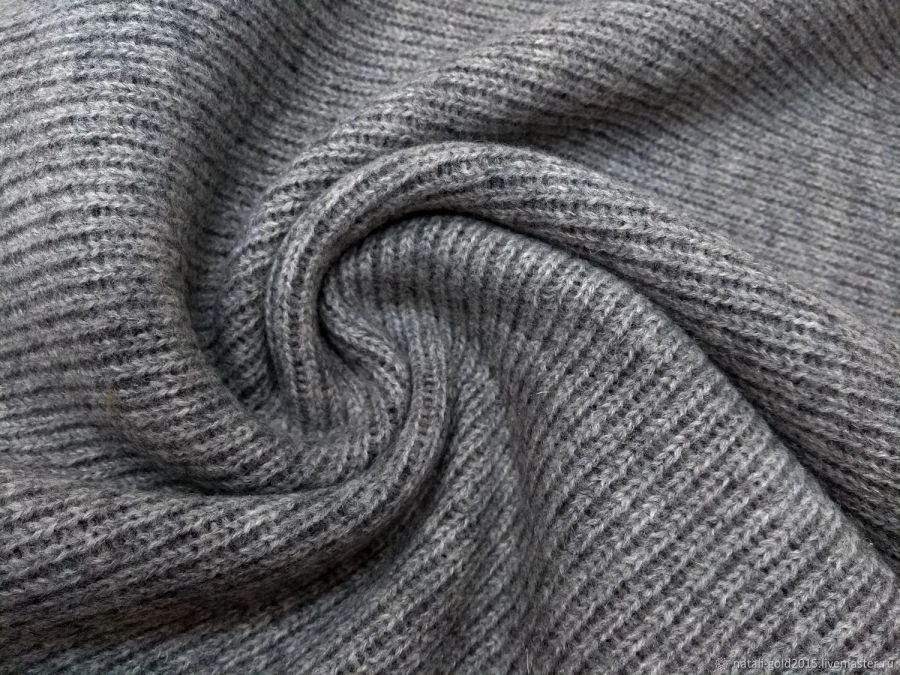 Semifinished product(cut, coupon) of knitted scarf