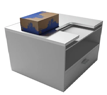 Parcel counter-barrier "Barrier universal MGN C", mark "SPEKTR LLC".