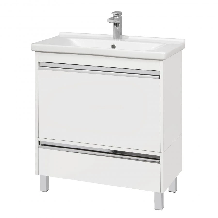 Washbasin cabinet Aquaton Capri 80 white gloss 1A230201KP0101.A230.2.01K.P01.0