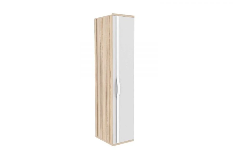 Marta LD.636050.000 Front of wardrobe door with mirror (White/Desira Ash)