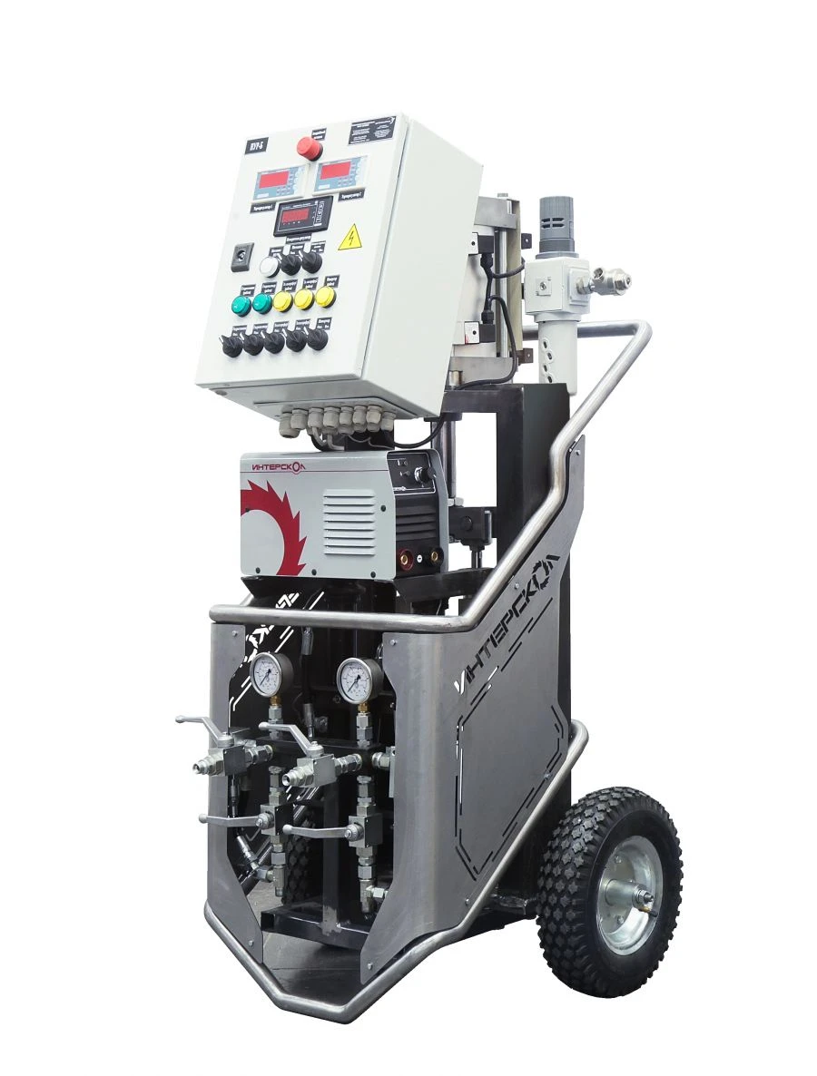 INTERSKOL 4P200 high pressure pneumatic equipment for polyurea and polyurea spraying