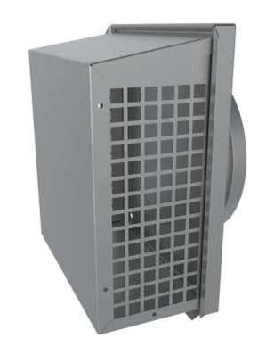 Canal-RVS exhaust grille with grid