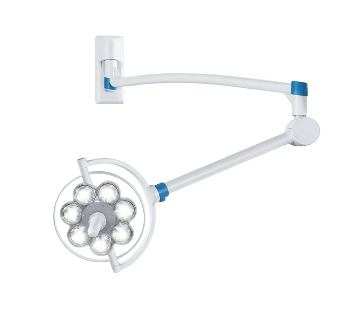 Surgical wall-mounted adjustable single-block "EMALED 200 W" luminaire