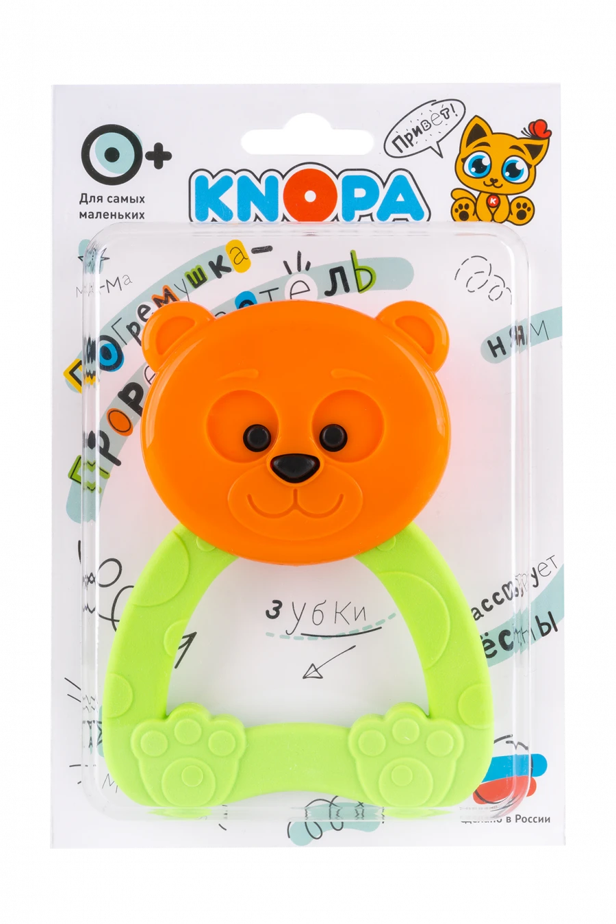 Teething Rattle "Mishutka" KNOPA 1/35