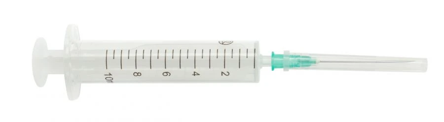 Injection syringe for single use sterile two-detailed 10B "Luer" complete with injection needle 0,8 x 40 mm