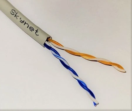 Cable Skynet Standard U/UTP cat 5e PVC 2x2x0,5 Cu lndoor TU 3574-001-49375579-2016