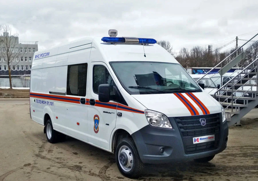 Cars of emergency rescue and operational services of N2C4 type, modification GNXASA, on the basis of GAZ S45R92, S45R02, S46R92,