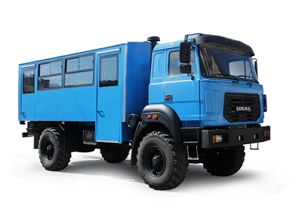 SPTS Ural 32552-83 (Equipment options: FG 9JS135TA; clutch: ZF, Hammer; transfer case: URAL; neutraliser: dinex)