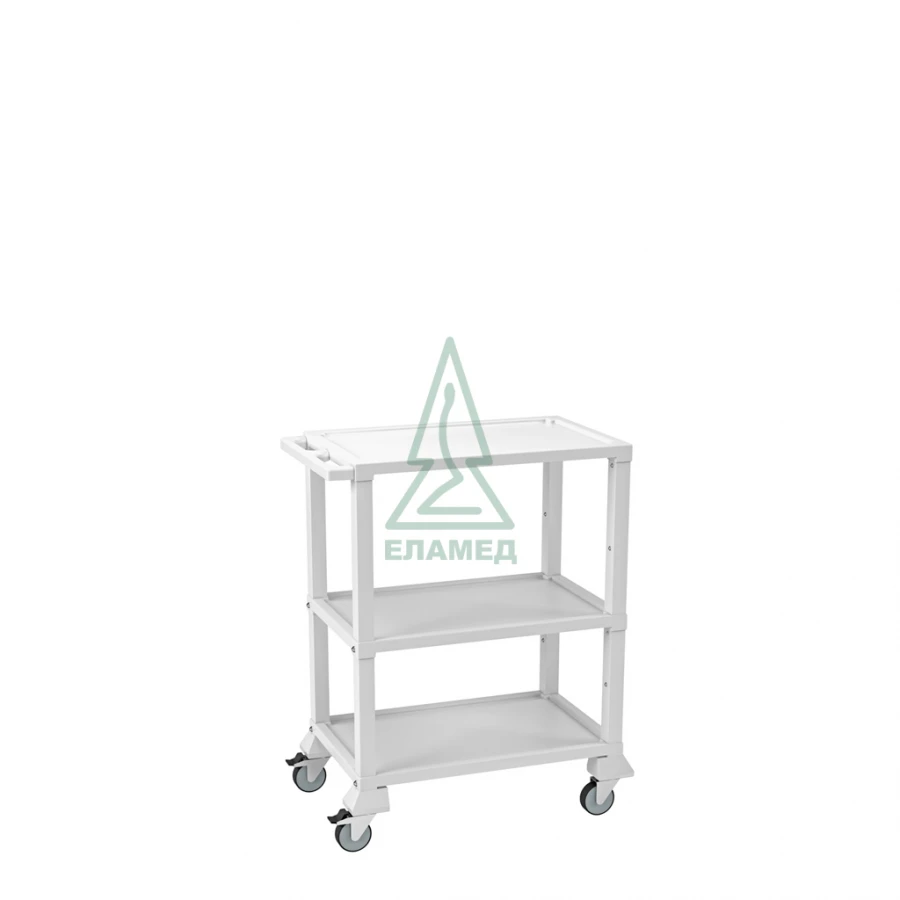Medical polymer small tiered table-cart "STMPm-01-"ELAT", var. 4 GIKS.942810.102 TU