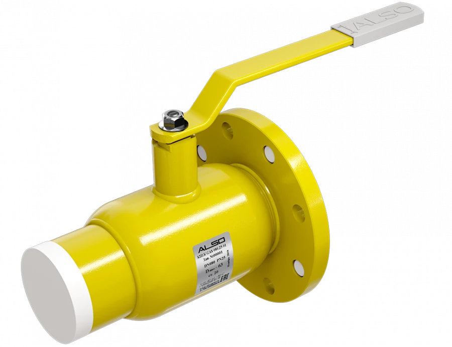 All-welded steel ball valve ALSO series GAS stainless steel ball valve combined full bore DN125 PN25