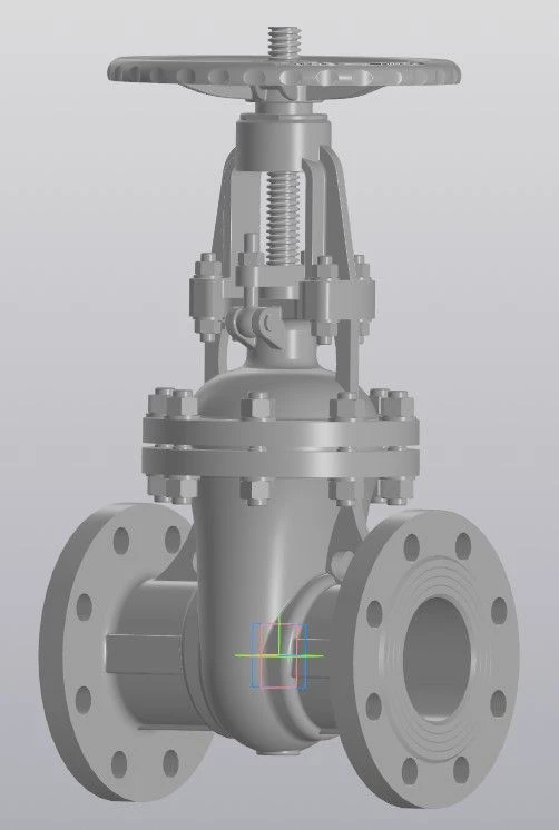 Wedge gate valves of carbon, alloyed and stainless steel, types STK-ZKS.