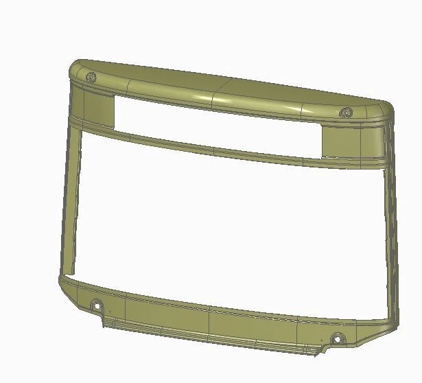 Windscreen frame with stiffeners 529265-5301510-98