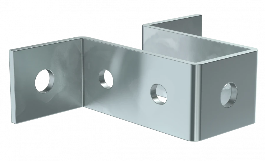 Wall bracket for double STRUT profile