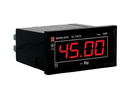 Digital panelboard device for AC frequency measurement ShchCh02. 01P