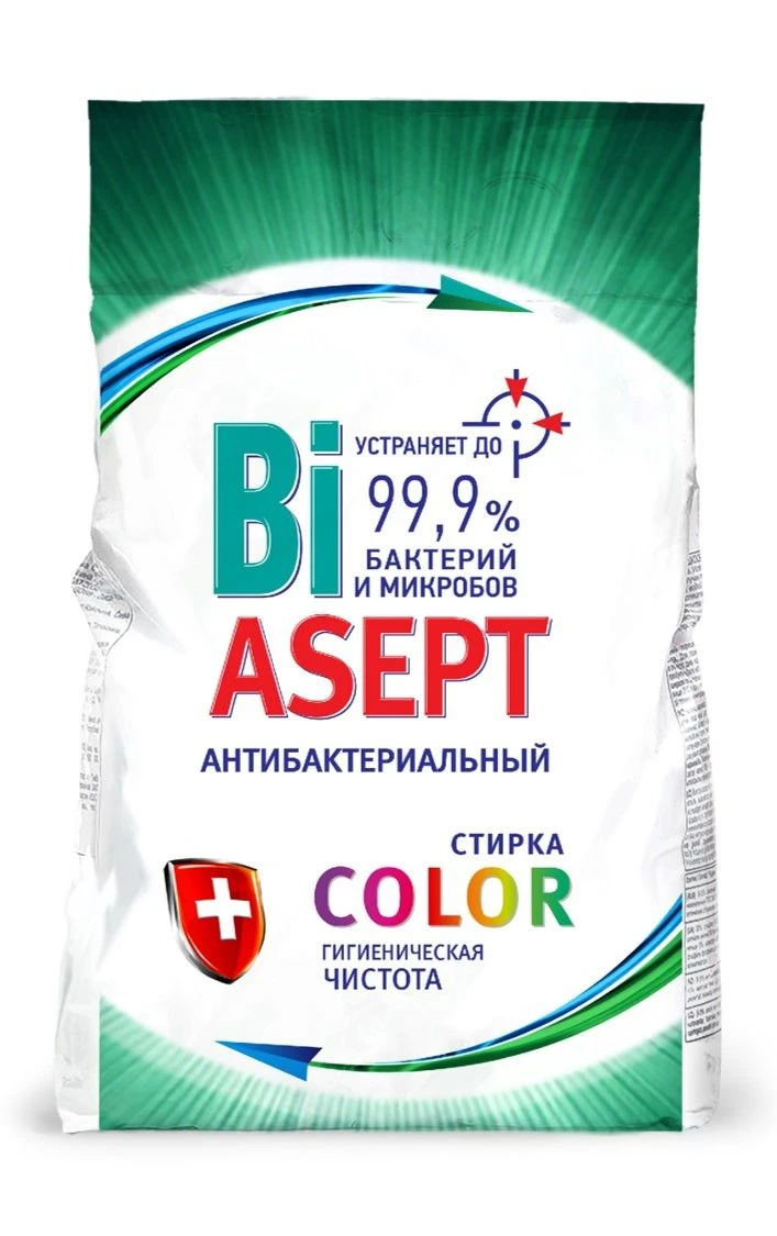 BiASEPT Color Automat Universal Powder Detergent with Antibacterial Effect